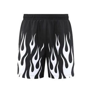 Hellraiser Shorts by Devy Mortals Flames Black Men’s Large